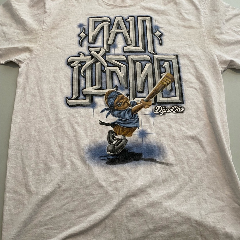 San Diego Graffiti Dyse one T-Shirt padres tribal wear supreme Alife RVCA vans